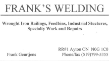 Frank's Welding