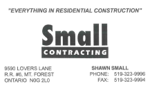 Small Contracting