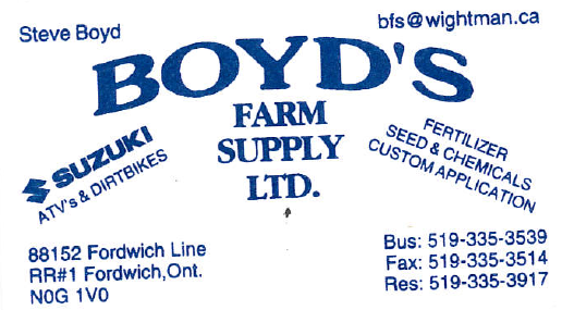 Boyd's Farm Supply Ltd. 