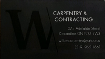 Alec Wilken Capentry & Contracting