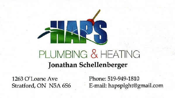 HAP's Plumbing and Heating (Jonathan Schellenberger)