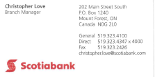 Scotiabank Mt Forest