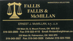 Fallis Fallis & McMillan Barristers and Solicitors 