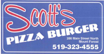 Scotts Pizza Burger
