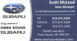 Owen Sound Subaru - Scott McLeod