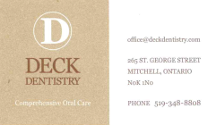 Deck Dentistry