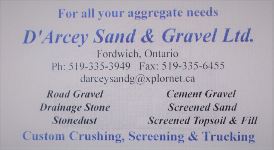 D'Arcey's Sand & Gravel Ltd.