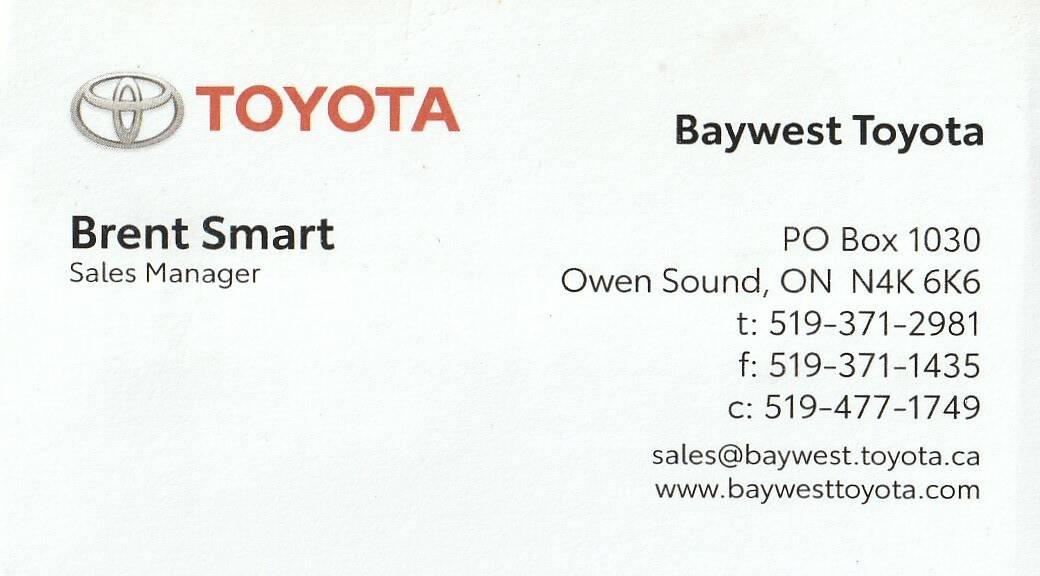 Brent Smart - Baywest Toyota