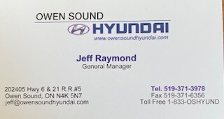 Jeff Raymond - Owen Sound Hyundai