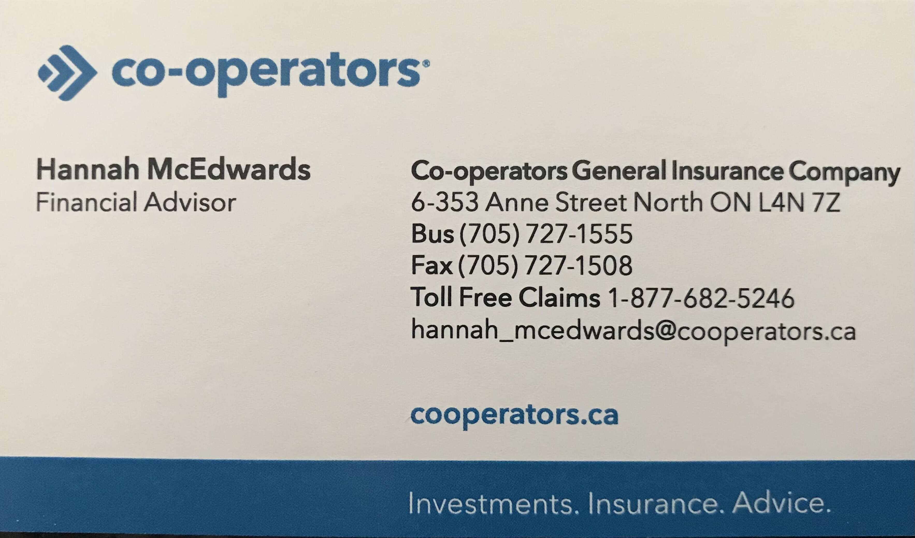Hannah McEdwards Co-operators